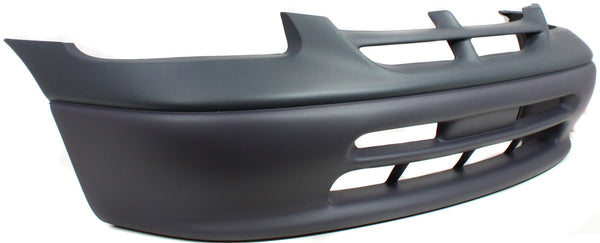 1997-1998 Dodge Caravan Front Bumper Cover, Primed, w/o Fog Lamp Holes.
