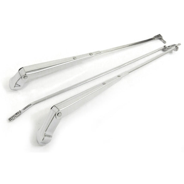1968-1972 Chevy El Camino Wiper Arms Chrome With Hidden Arm Style Pair.
