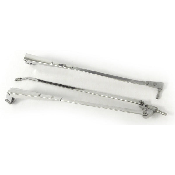1968-1972 Pontiac LeMans Wiper Arms Chrome With Hidden Arm Style Pair.