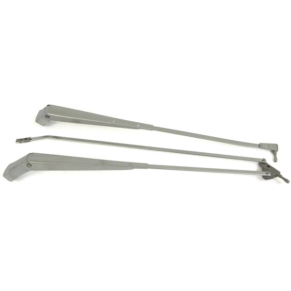 1968-1972 Pontiac LeMans Wiper Arms Brushed With Hidden Arm Style Pair.