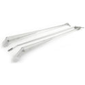 1968-1972 Oldsmobile Vista Cruiser Wiper Arms Brushed With Hidden Arm Style Pair.