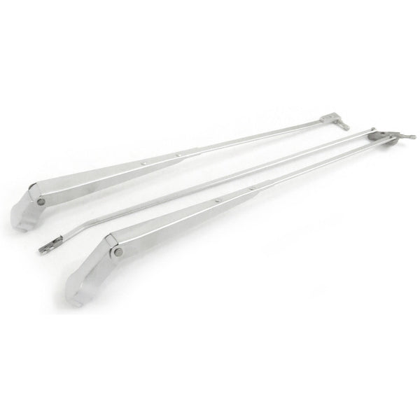 1968-1972 Oldsmobile Cutlass Wiper Arms Brushed With Hidden Arm Style Pair.