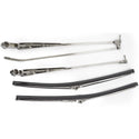 1968-1972 Oldsmobile Cutlass Supreme Bright Wiper Arms & Polished Blades Kit W/Hidden Arm Style.
