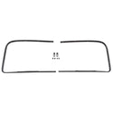 Car windshield rubber seal kit on a white background. 1947-1953 Chevy Inner Windshield Garnish Moulding Set.