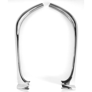 1955-1957 Chevy Bel Air Convertible Outer Windshield Vertical Pillar Garnish Molding, Stainless