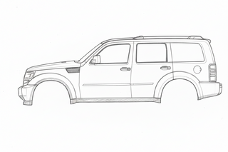 2007-2012 Dodge Nitro Inner Rocker Panel LH