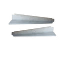 Two white marble slabs on a white background. 2006-2012 Ford Fusion 4 DR Inner & Outer Rocker Panels Kit.