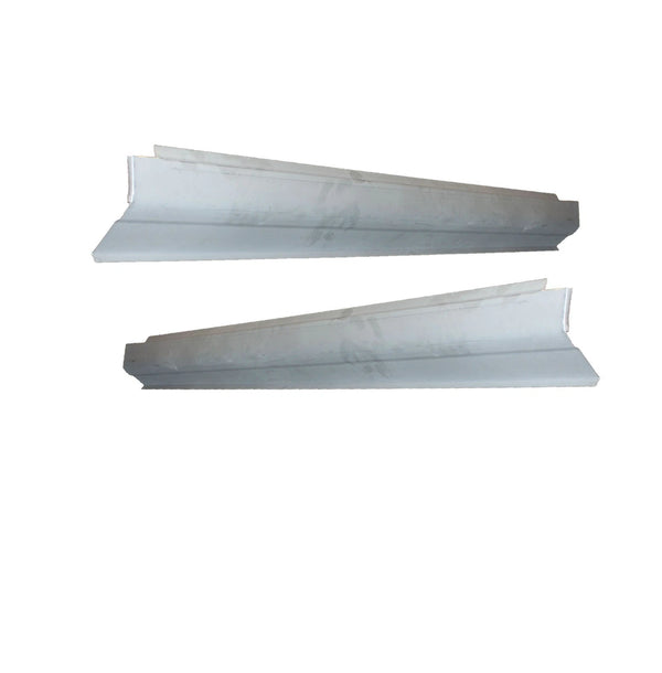 Two white marble slabs on a white background. 2006-2012 Ford Fusion 4 DR Inner & Outer Rocker Panels Kit.
