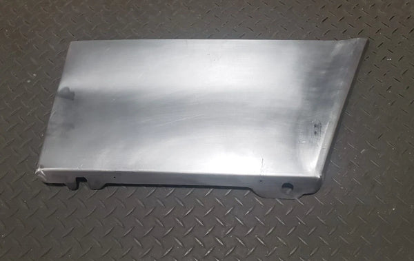 Metallic object on a textured gray surface. 1969-1970 Cadillac Coupe DeVille Lower Front Fender Sections (LH/RH).