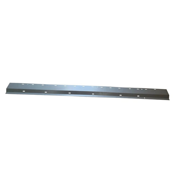 Metal strip with holes on a white background. Rocker Panel RH. 