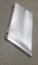 Metallic rectangular box on a textured metallic surface. 1969-1970 Cadillac Coupe DeVille Lower Front Fender Sections (LH/RH).