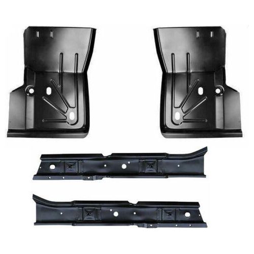 1997-2006 Jeep TJ Wrangler Front Floor Pans & Front Braces Set.