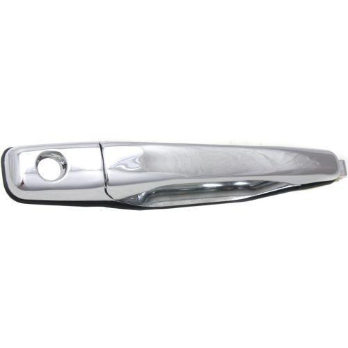 2003-2006 Mitsubishi Outlander Front Door Handle RH, Outside, All Chrome, w/Keyhole.