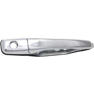 2003-2006 Mitsubishi Outlander Front Door Handle RH, Outside, All Chrome, w/Keyhole.