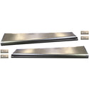 1934 Chrysler Full Size Smooth Running Board Set W/ Adapters - Classic 2 Current Fabrication