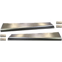 1934 Chrysler Full Size Smooth Running Board Set W/ Adapters.