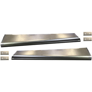 1934 Chrysler Full Size Smooth Running Board Set W/ Adapters.