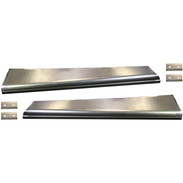 1934 Chrysler Full Size Smooth Running Board Set W/ Adapters.