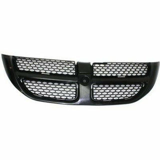 2001-2004 Dodge Caravan Grille, Black, 1-piece Type.