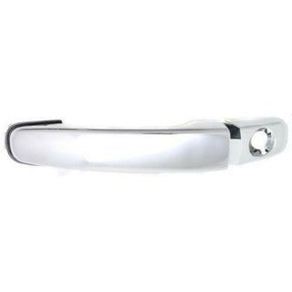 2010-2016 Chevy Equinox Front Door Handle LH, Outside, All Chrome, w/Keyhole.