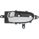 2009-2014 Nissan Maxima Front Door Handle LH, Inside, Silver Lvr+blk Hsg..