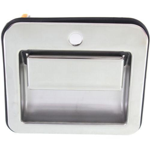 1995-2001 Kenworth T300 Front Door Handle RH, Outside, All Chrome, Metal.