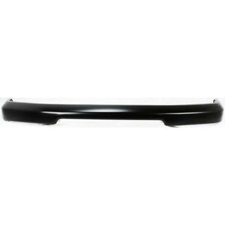 1998-2000 Nissan Frontier Front Bumper, Black, Center.