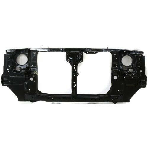 2001-2002 Nissan Frontier Radiator Support, Assembly, Black, Steel.
