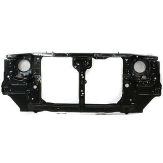 2001-2002 Nissan Frontier Radiator Support, Assembly, Black, Steel.