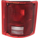 1978-1991 Chevy Suburban Tail Lamp RH, Lens/Housing, W/o Chrome Trim.