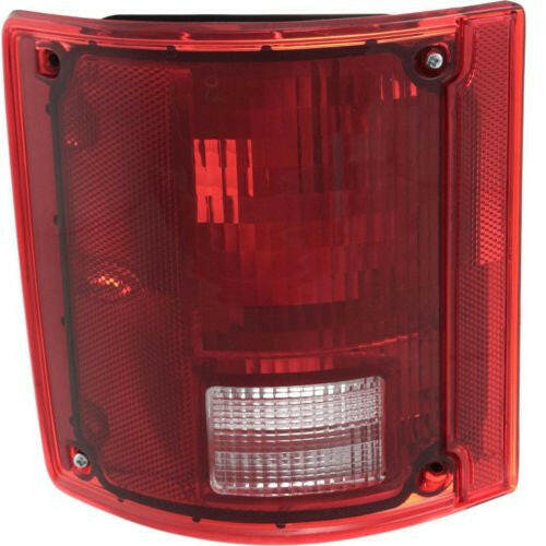 1978-1991 Chevy Suburban Tail Lamp LH, Lens/Housing, W/o Chrome Trim.
