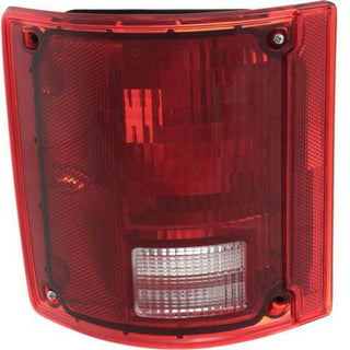 1978-1991 Chevy Suburban Tail Lamp LH, Lens/Housing, W/o Chrome Trim.