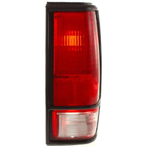 1982-1993 Chevy S-10 Pickup Tail Lamp RH, Lens/Housing, w/Black Trim.