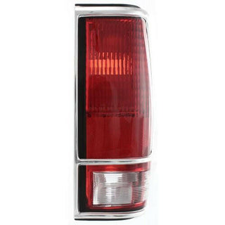 1983-1994 Chevy S-10 Blazer Tail Lamp RH, Lens/Housing, w/Chrome Trim.
