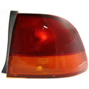 1996-1998 Honda Civic Tail Lamp RH, Outer, Lens And Housing, Sedan.