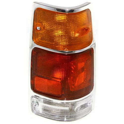 1988-1995 Isuzu Pickup Tail Lamp RH, Assembly, W/ Chrome Trim.