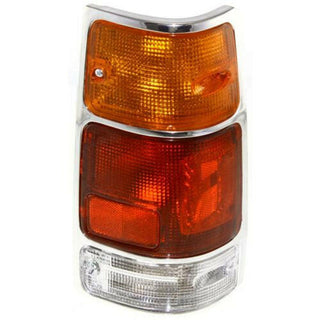 1988-1995 Isuzu Pickup Tail Lamp RH, Assembly, W/ Chrome Trim.