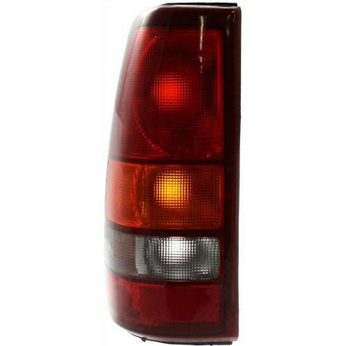 1999-2003 GMC Sierra Pickup Tail Lamp LH, Lens & Housing, Fleetside.