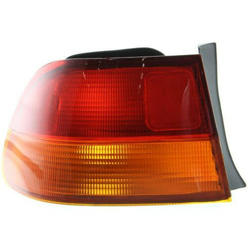 1996-1998 Honda Civic Tail Lamp LH, Outer, Lens And Housing, Coupe.