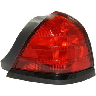2000-2011 Ford Crown Victoria Tail Lamp RH, Lens/Housing, Dual Bulb Type.