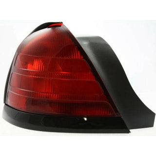 2000-2011 Ford Crown Victoria Tail Lamp LH, Lens/Housing, Dual Bulb Type.