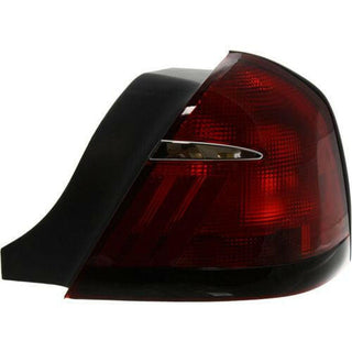 1998-2002 Mercury Marquis Tail Lamp RH, Lens And Housing.