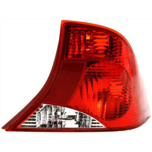 2000-2001 Ford Focus Tail Lamp RH, Lens And Housing, 3 Bulb, Sedan.