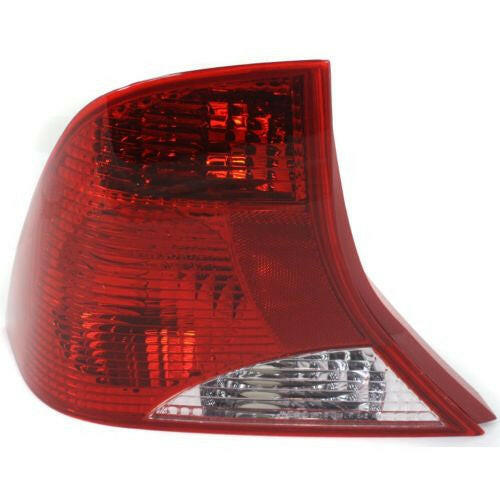 2001-2002 Ford Focus Tail Lamp LH, Lens And Housing, 2 Bulb Type, Sedan.