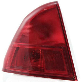 2001-2002 Honda Civic Tail Lamp LH, Outer, Assembly, Sedan.