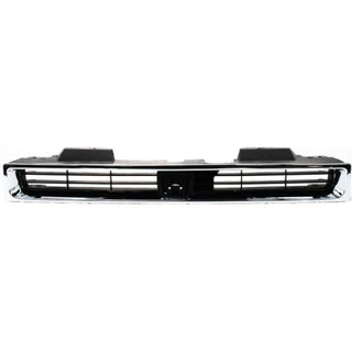 1990-1991 Honda Accord Grille, Chrome Shell/Textured Black Insert - Classic 2 Current Fabrication