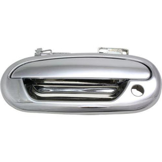 1997-2004 F-250 Pickup Front Door Handle LH, Outside, All Chrome, W/ Keyhole.