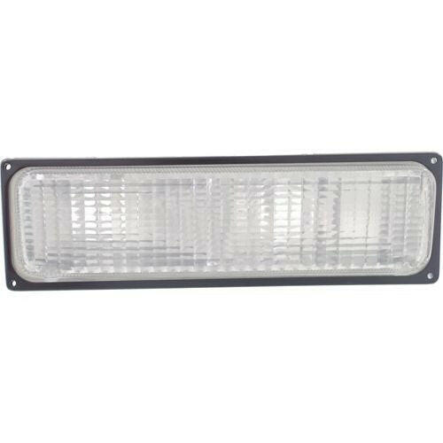1988-1989 Chevy Pickup Signal Light RH, Lens/Housing, w/Dual Head Lamps.