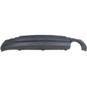 2010-2013 Kia Forte Rear Bumper Cover, Lower, Primed, Sedan, w/Exhaust Hole.