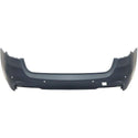 2014-2016 BMW 328i xDrive Rear Bumper Cover, Primed, w/MSportLine & PDC, Wgn.